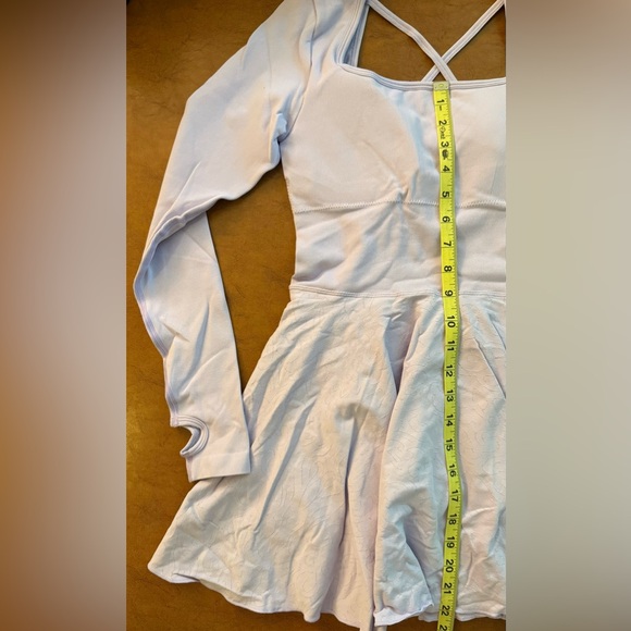 Marion Cross Back Tennis Dress Lavender Long Sleeve Medium NWT - Picture 9 of 10